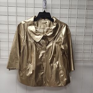 NWT, E-Col-O-GIE Summer Gold Women's Jacket, SIZE SMALK